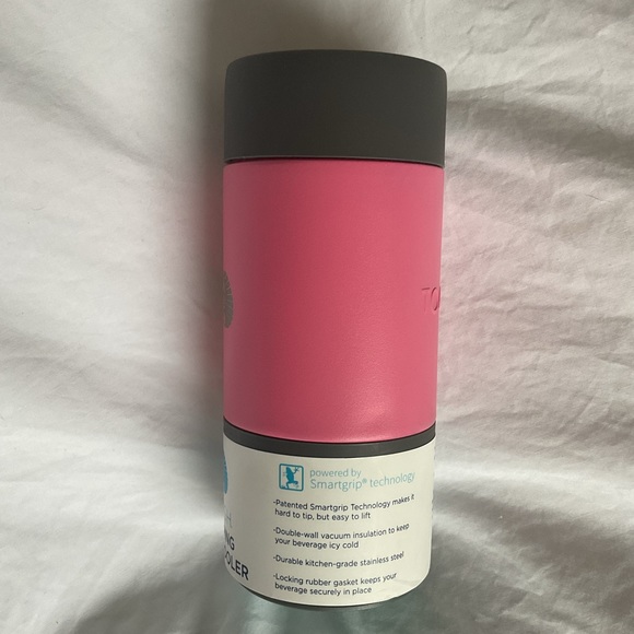 NEW Toadfish Insulated Stainless Steel Non-Tipping Can Cooler Bubblegum Pink - Picture 4 of 8